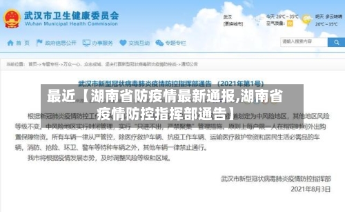 最近【湖南省防疫情最新通报,湖南省疫情防控指挥部通告】-第3张图片