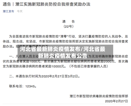河北省最新肺炎疫情发布/河北省最新肺炎疫情发布公告-第2张图片