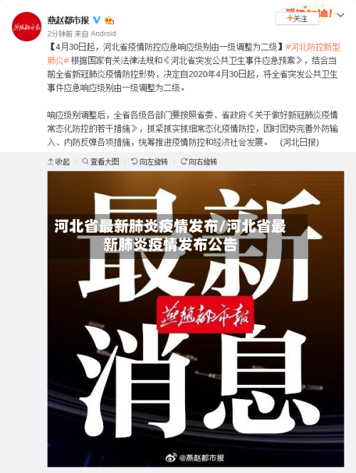 河北省最新肺炎疫情发布/河北省最新肺炎疫情发布公告-第1张图片